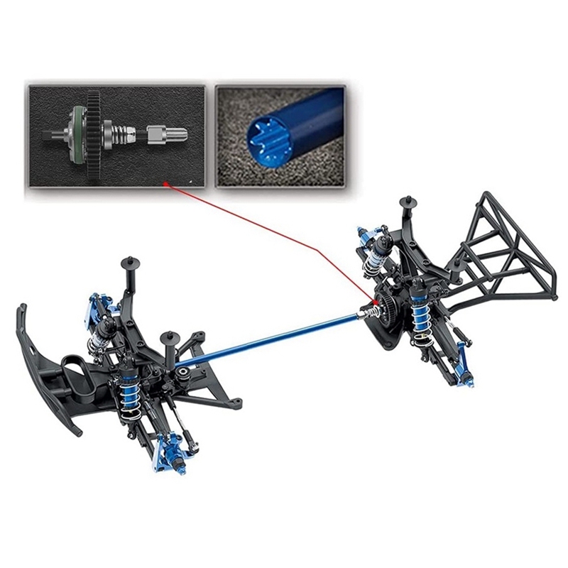 ABJL 3Pcs Metal Rear Center Dr - Rc Remo Hobby ulasan dan harga