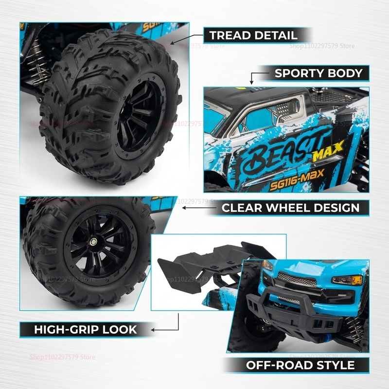 SG116‑MAX/PRO 4WD Remote Contr - Rc Hobby Nook ulasan dan harga