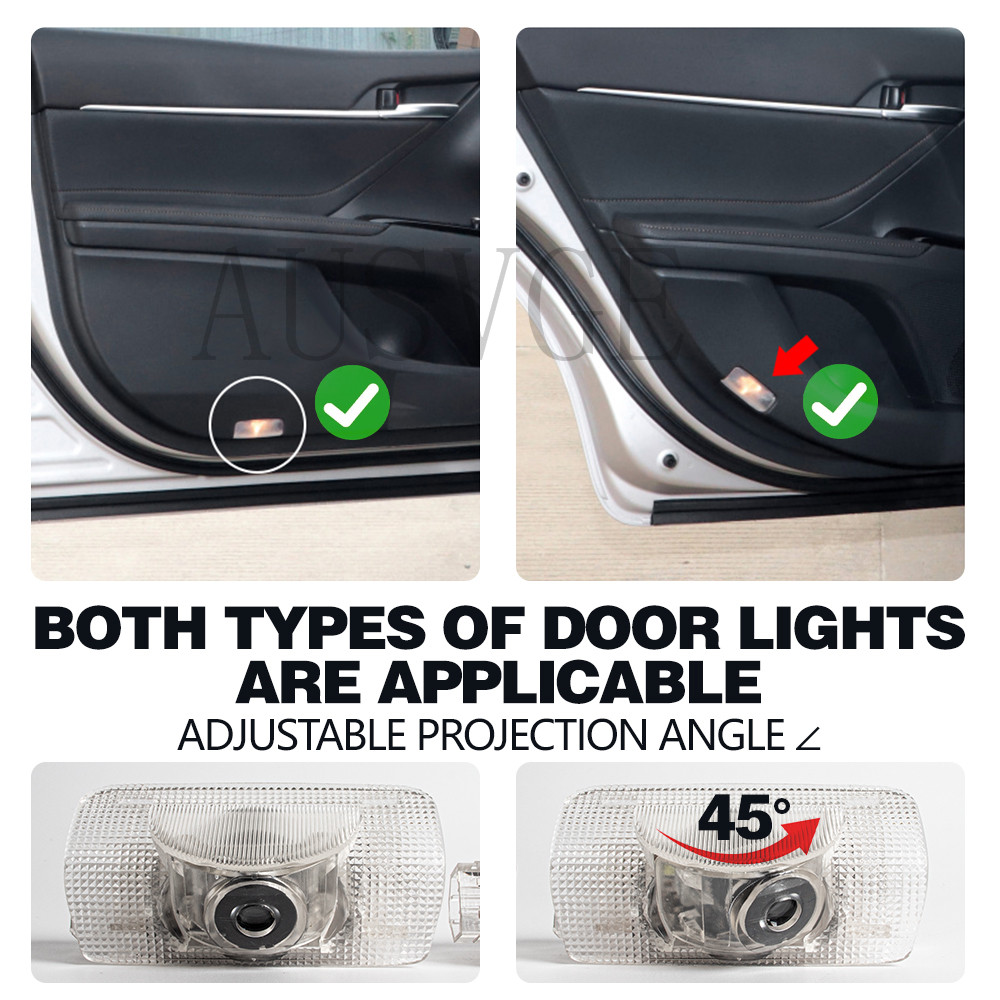 LED Car Door Welcome Ghost Sha - Rc Hobby Nook ulasan dan harga