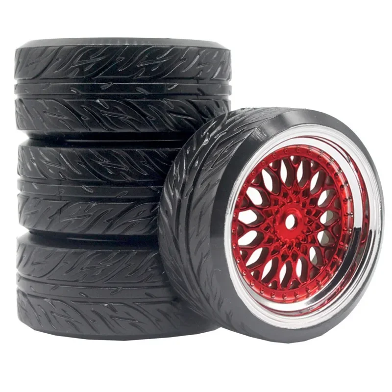 4Pcs RC 1:10 Drift Car Plastic - Wheel Rim Rc ulasan dan harga