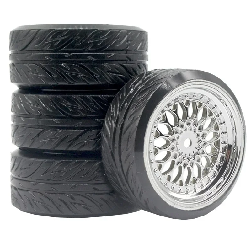4Pcs RC 1:10 Drift Car Plastic - Wheel Rim Rc ulasan dan harga