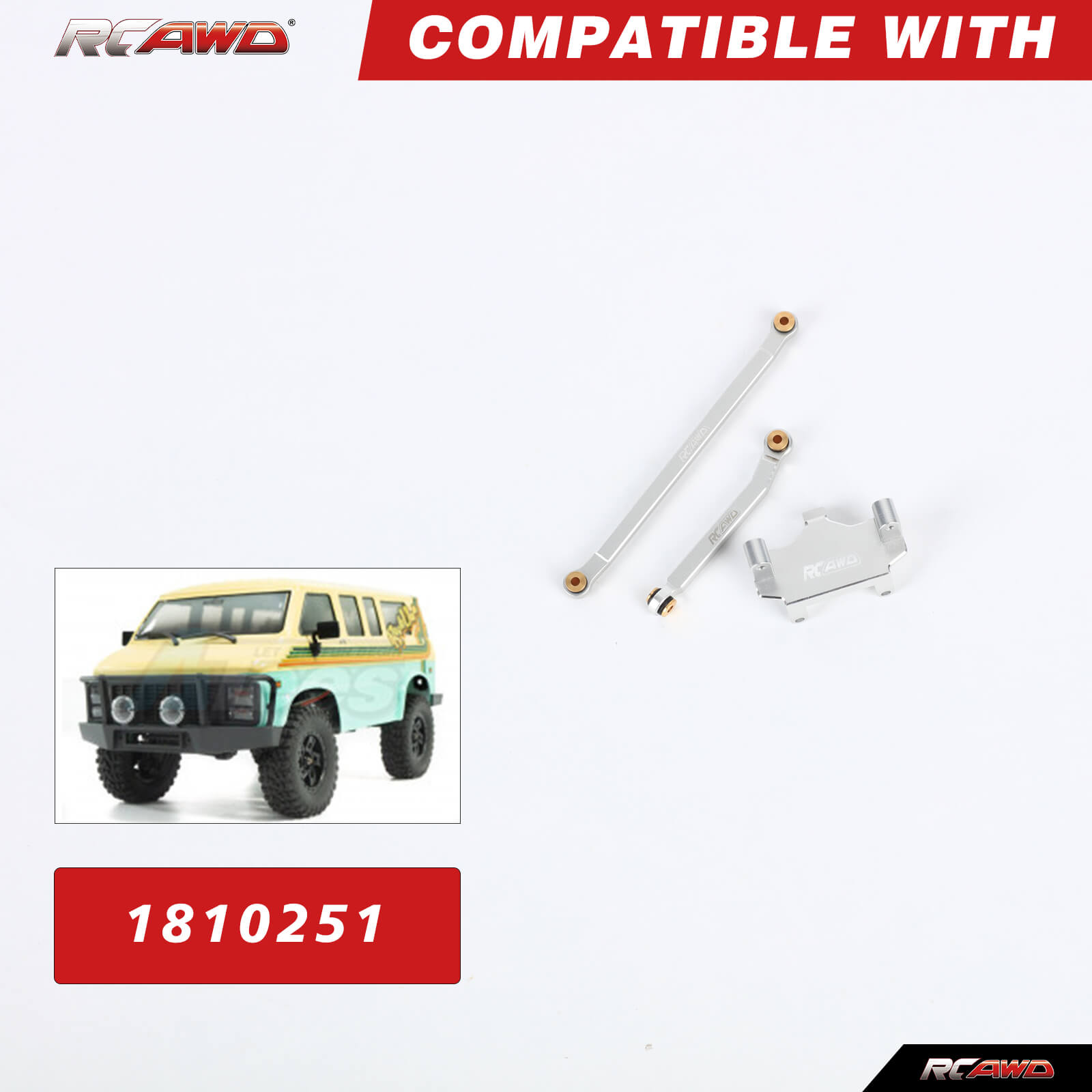 RCAWD Alloy CR18P Servo Mount  - Rc Hobby Warehouse ulasan dan harga