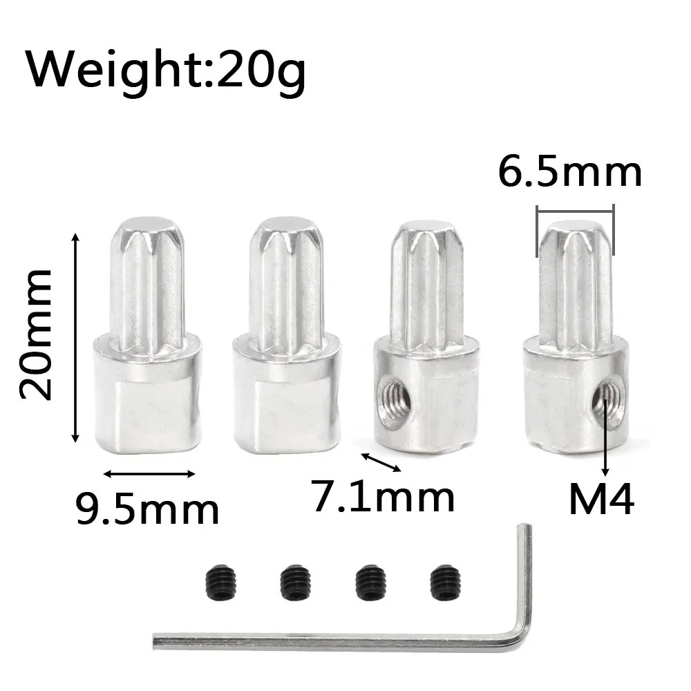 4pcs Metal Center Drive Hub 68 - Rc Remo Hobby ulasan dan harga