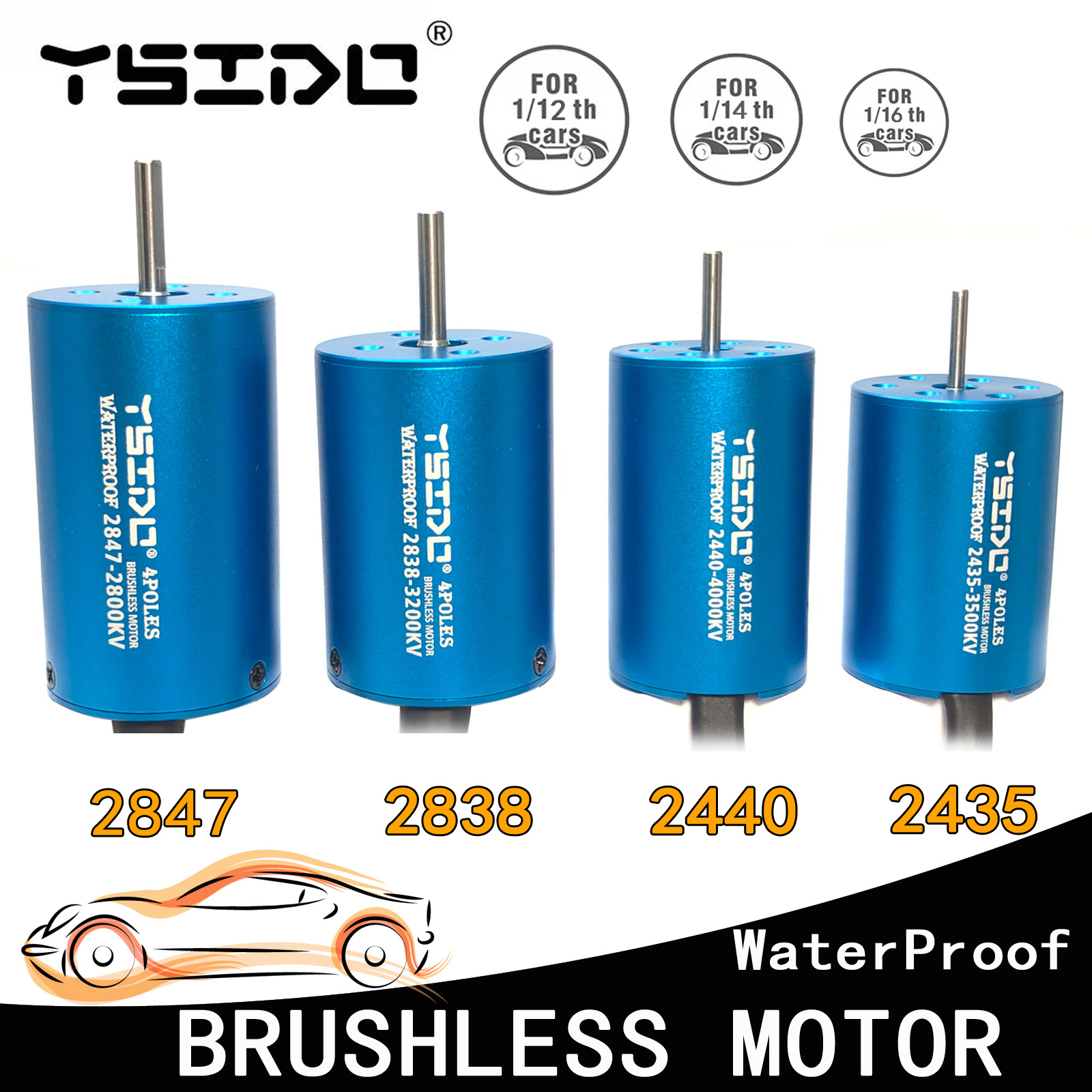 YSIDO 2435 2440 2838 2847 Brus - Rc Remo Hobby ulasan dan harga