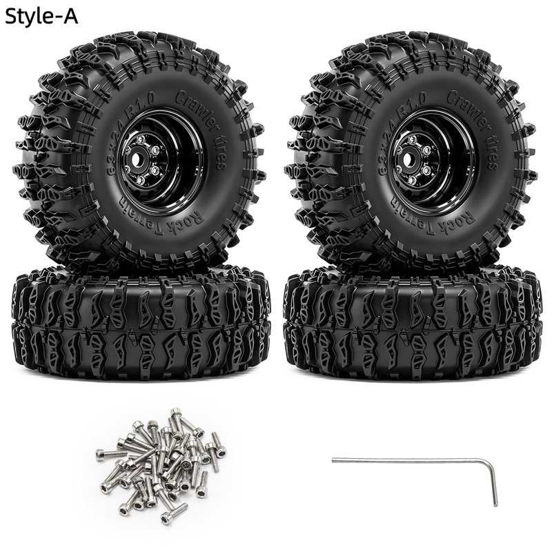 4pcs 1.0 inch Metal RC Crawler - Wheel Rim Rc ulasan dan harga