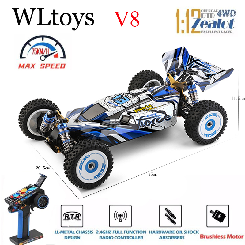 WLtoys 124017 124007 75KM/H  R - Rc Hobby Nook ulasan dan harga