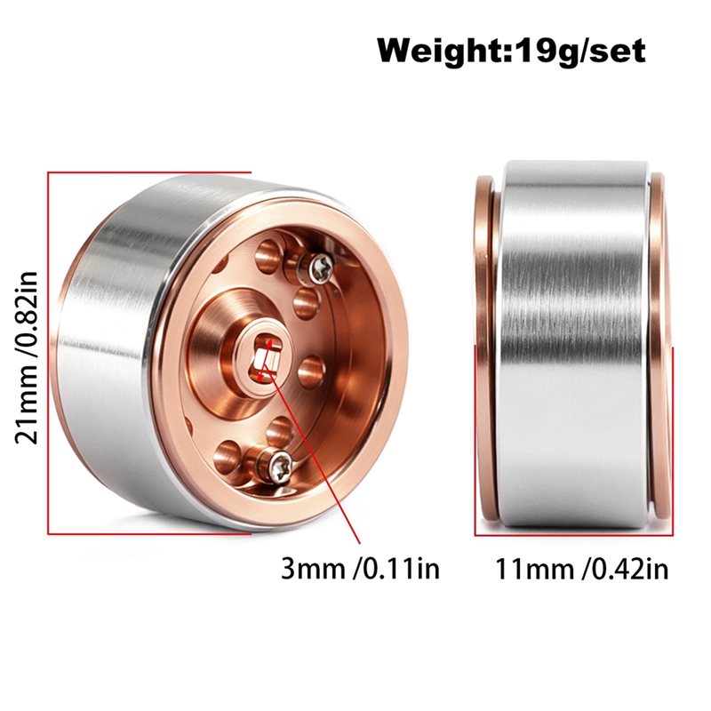 AS96-1/30 SCX30 0.7 Inch Negat - Wheel Rim Rc ulasan dan harga