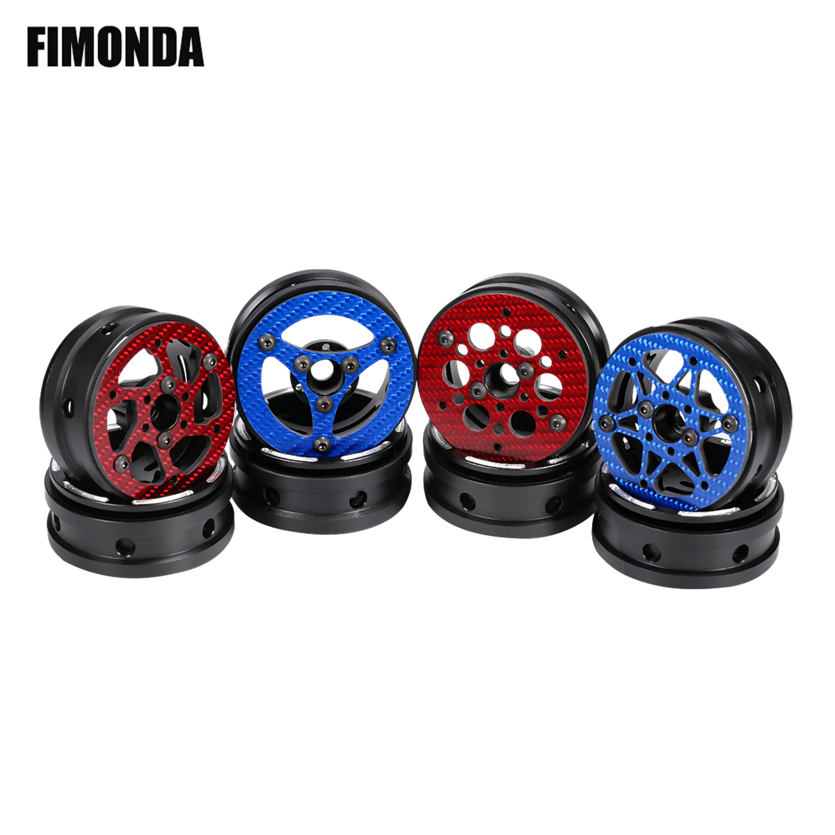 1.9 Inch Coloured Carbon Fiber - Wheel Rim Rc ulasan dan harga